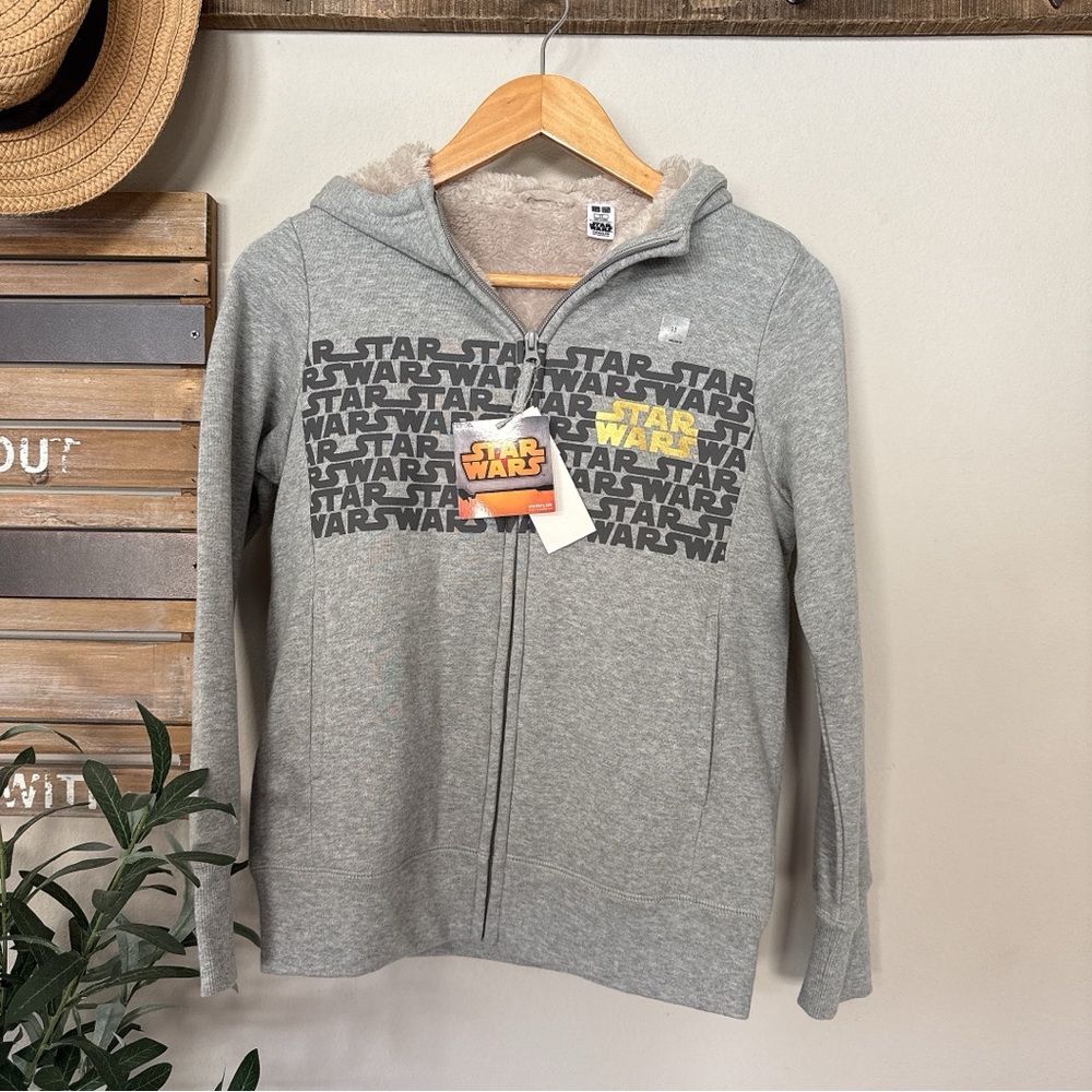Uniqlo Kids Sweat Long Sleeve Hoodie Star Wars size 11